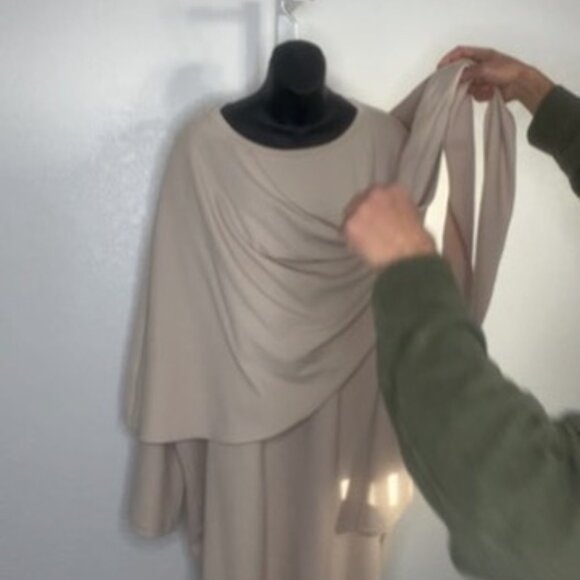 NAP Loungewear Draped Shawl Knit Tunic S #QuietLuxury #OldMoney #comfort#cozyNWT - Picture 6 of 16